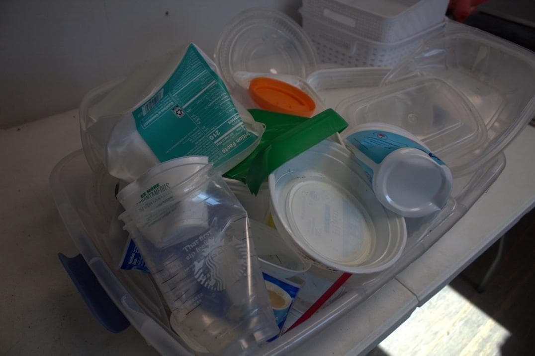 Clear PE film sorted from Hefty ReNew™ bags