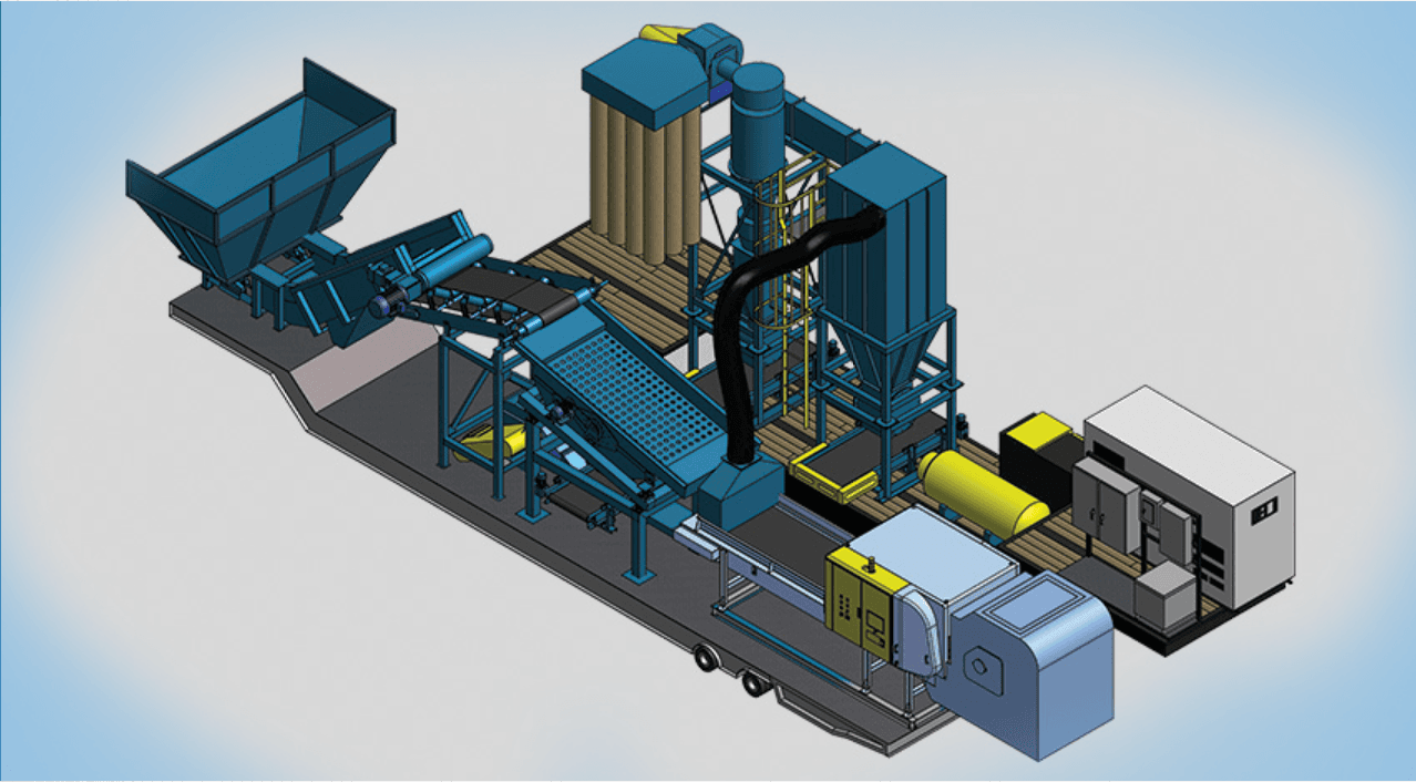 Patented Vacuum Drop Box & Cyclone System