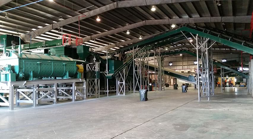 A newly commissioned Titus recovery facility, clean and ready to run